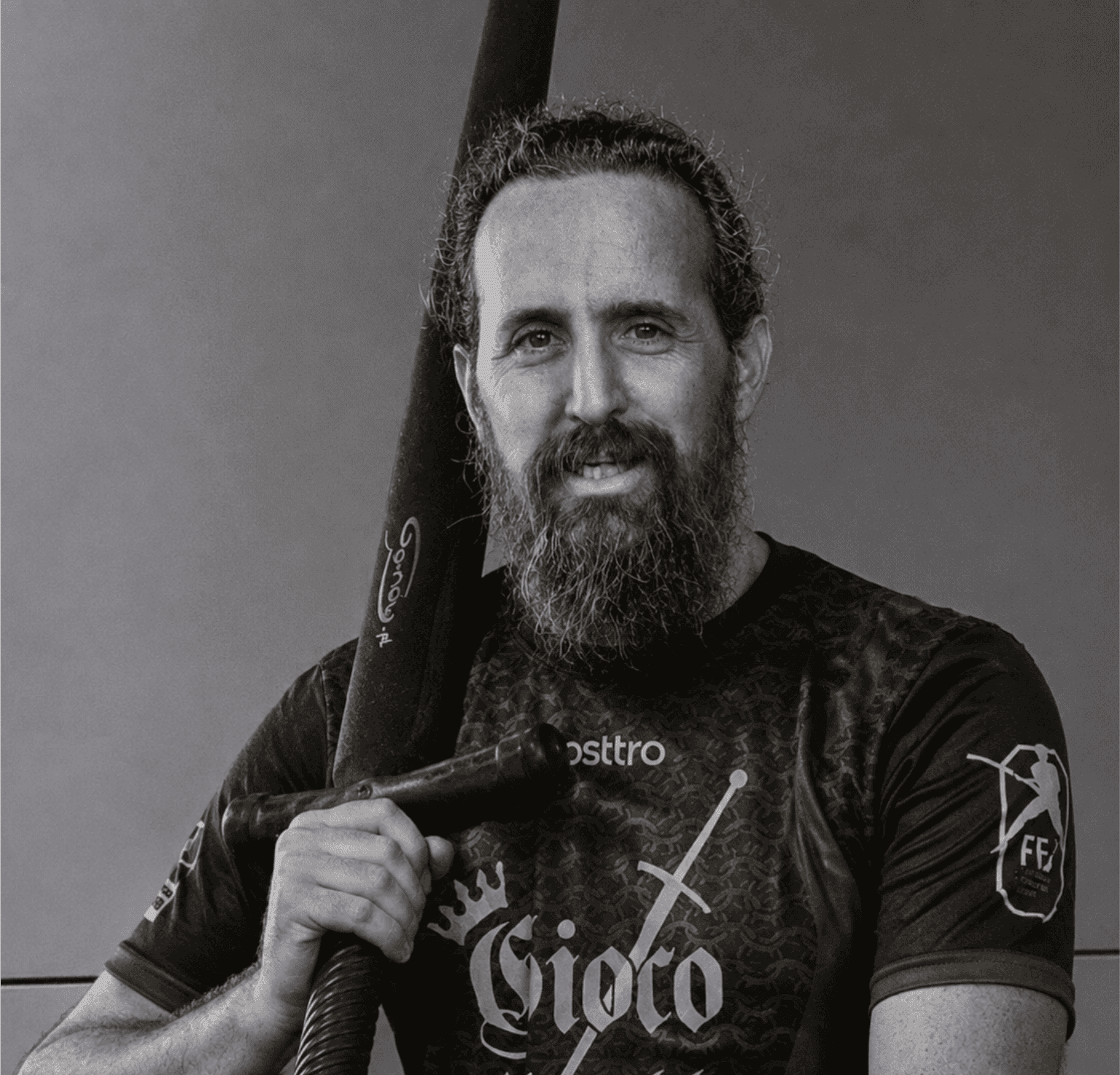 Bernat Carbonell, entrenador d’esgrima antiga del Club SH Manresa